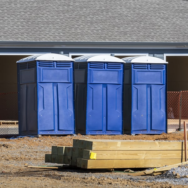 what is the cost difference between standard and deluxe portable restroom rentals in Gleason Wisconsin